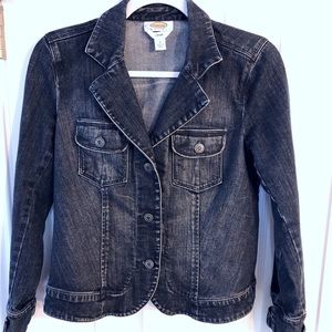 Talbots Jean blazer sz 8